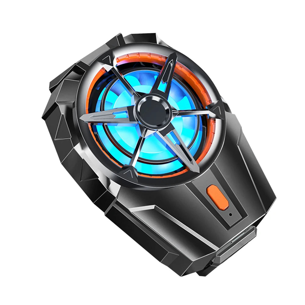 X52 Phone Cooling Fan Mobile Radiator Portable Mini Back-clip Gaming Radiators Three Speed Adjustable Cell Phone Fans Cooler