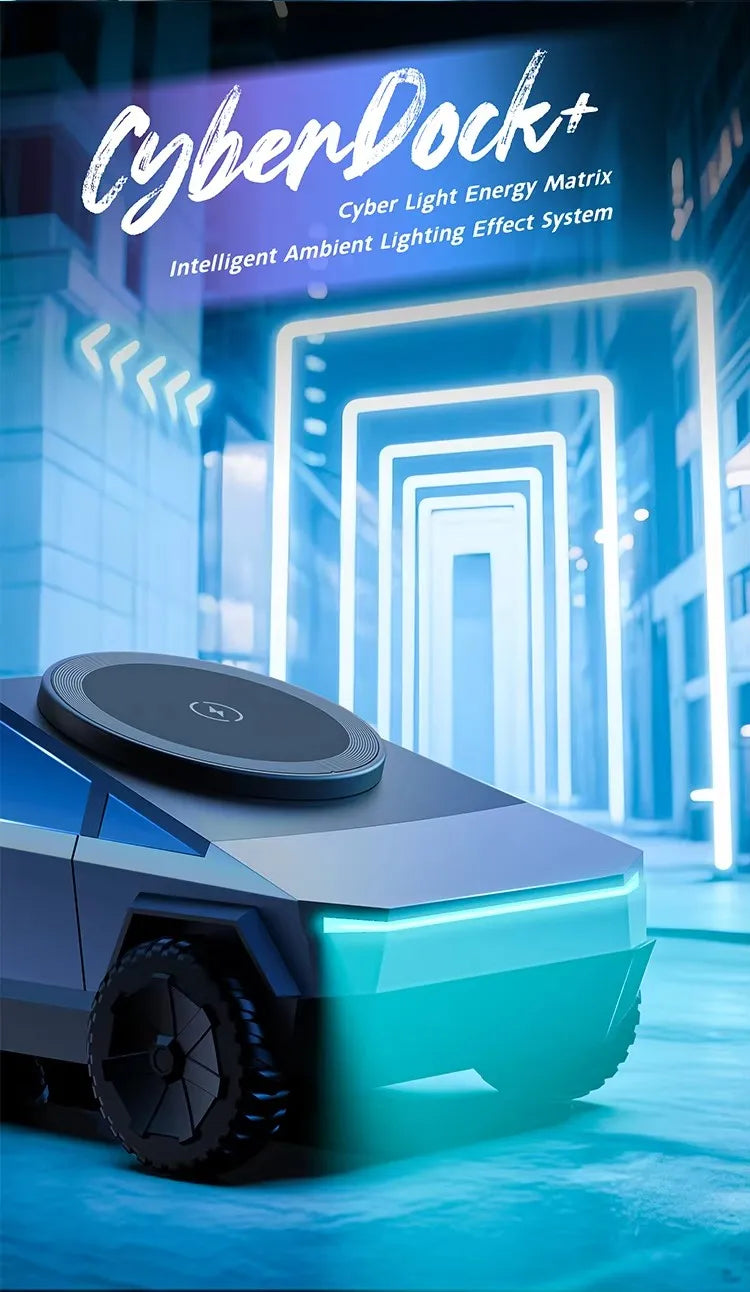 Cyberdock Desktop Stand Qi2 3-in-1 CyberDock Wireless Charging Station for IPhone17 16 15 14 Pro, AirPods, IWatch,Galaxy Watch