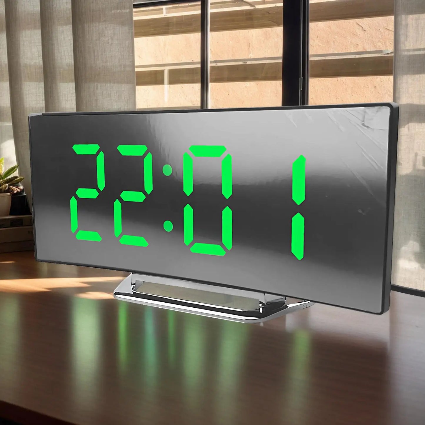 Digital Clock LED Display Digital Clock for Bedroom High-Brightness Time Management Tool Quiet for Boys Girls Teens Students