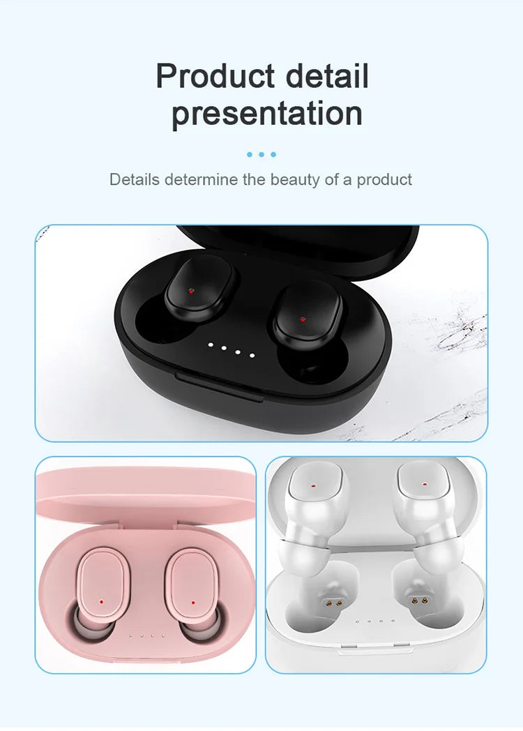 Bluetooth Earphones In ear Wireless Earphones Bluetooth 5.0 Mobile Phones Headsets Sports Cycling Headphones With Microphones