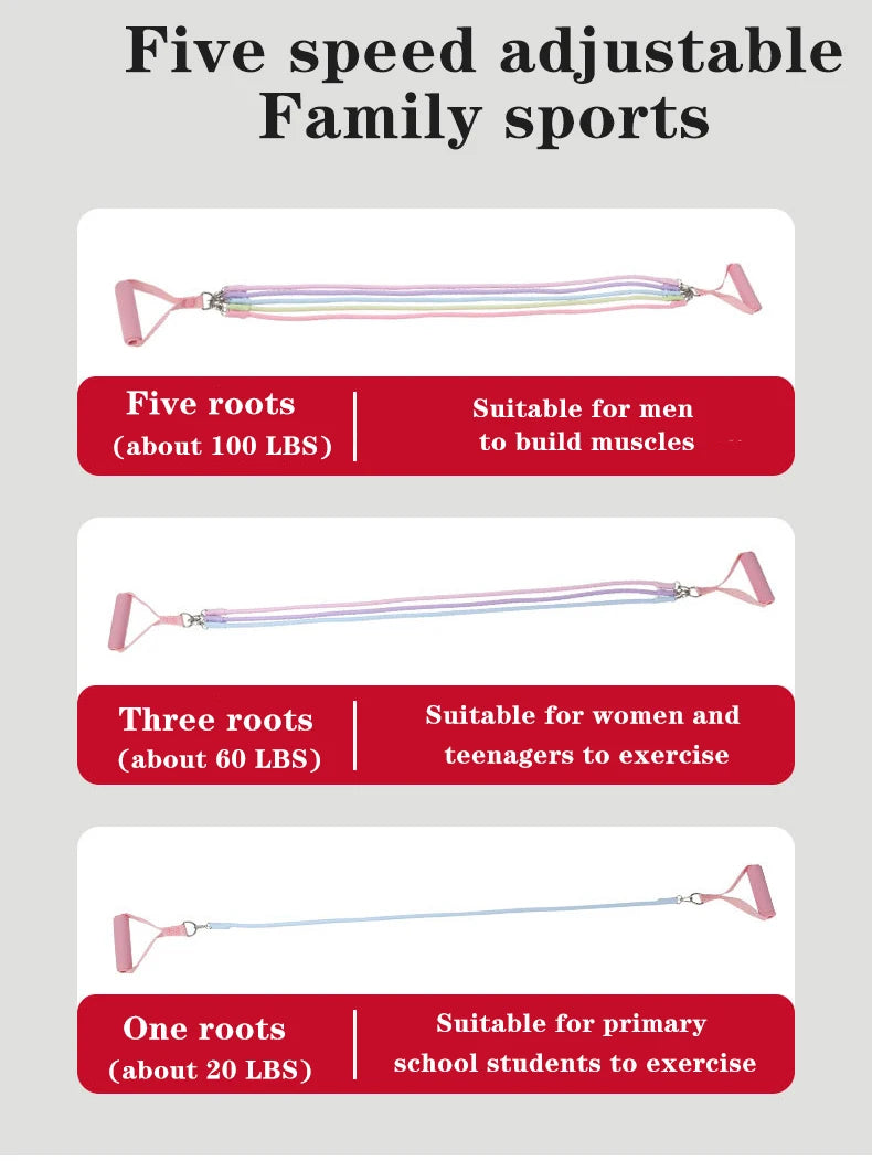 Ankle Straps Resistance Bands Set Fitness Workout Exercise Equipment Ankle Pink Yoga Elastic Fitness Band For Gym Man Woman