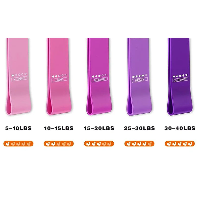 Fitness Elastic Resistance Bands Exercise Bands for Home Fitness  Stretching Strength Training Elastic Workout Bands for Women M