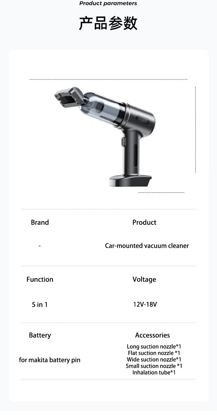 New Car Vacuum Cleaner Mini Powerful Portable Vacuum Cleaner for Home Appliance Handheld Blower Car Cleaner for Car