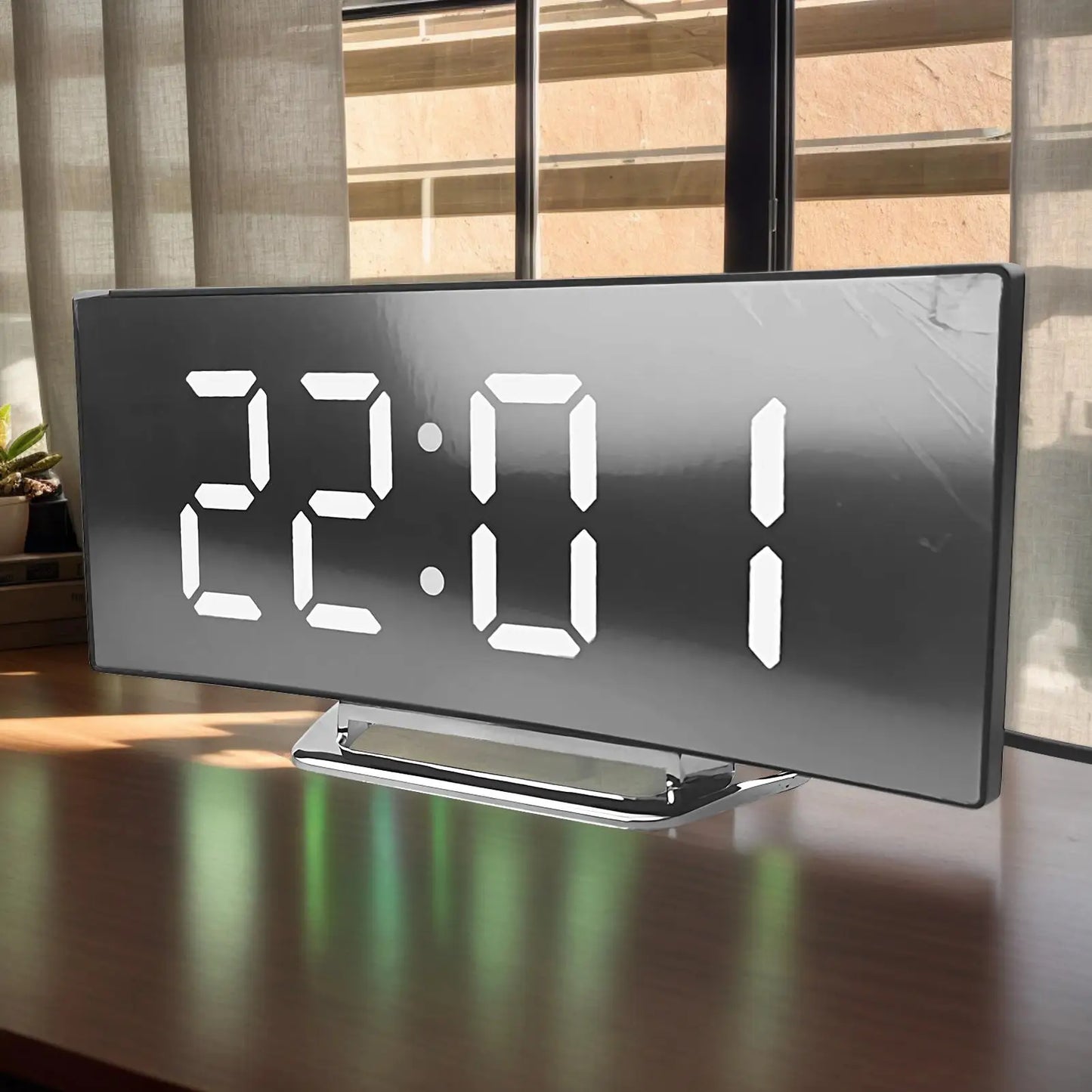 Digital Clock LED Display Digital Clock for Bedroom High-Brightness Time Management Tool Quiet for Boys Girls Teens Students