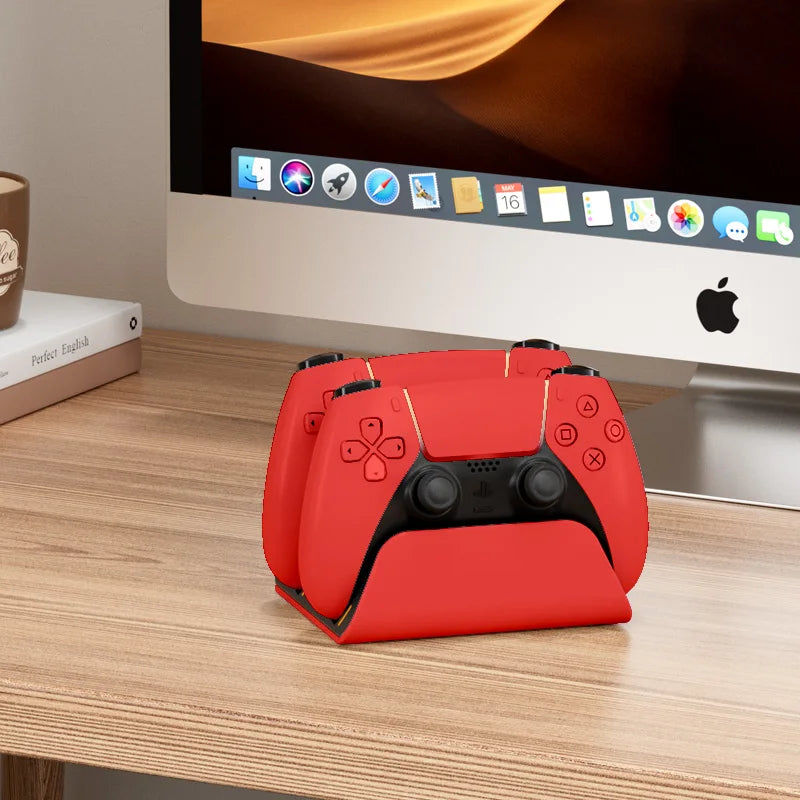 Fast Charging Dock for PS5 Controllers Dual Wireless Gamepad Charger Station PlayStation 5 Charging Stand Accessories
