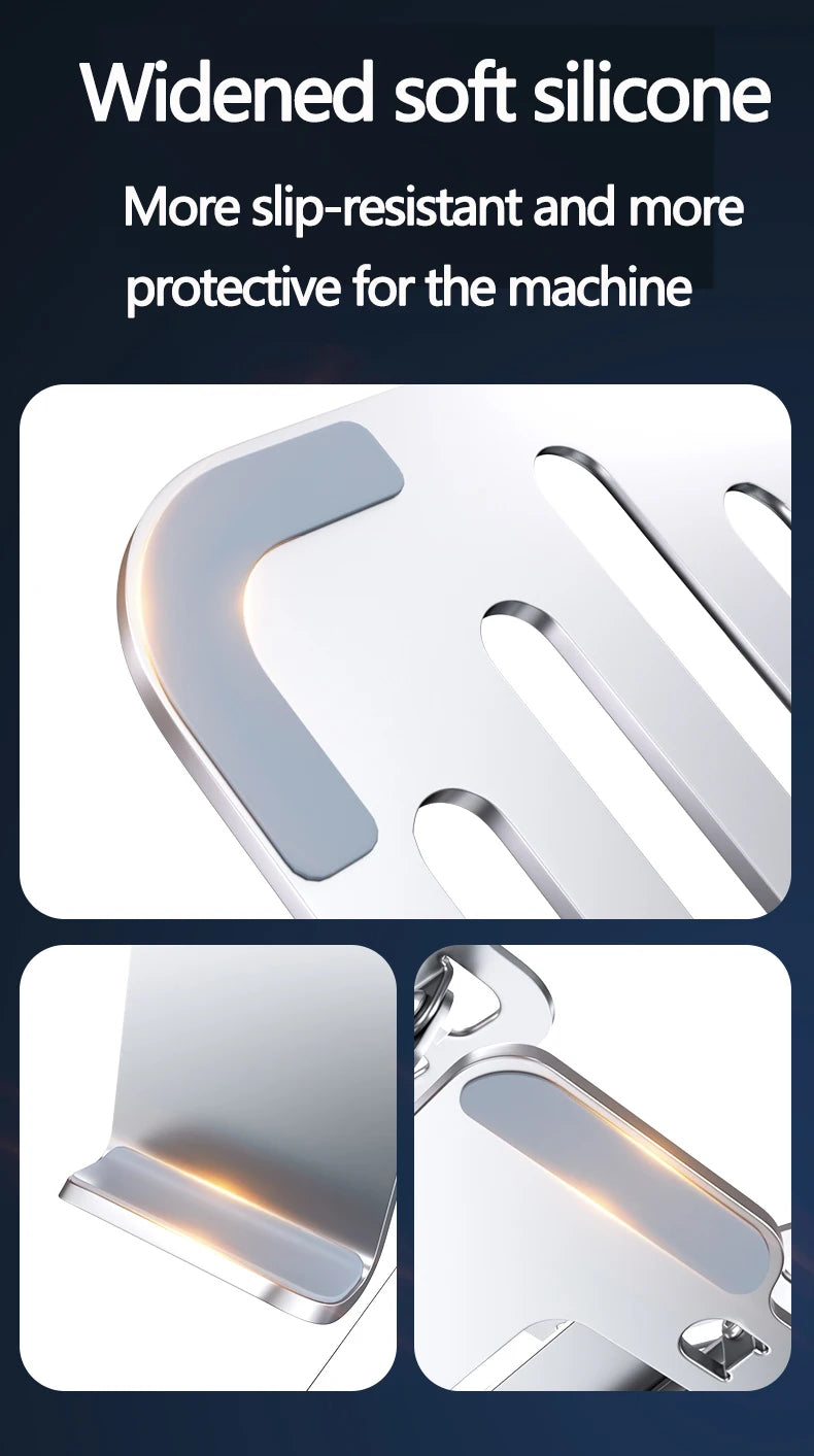 Laptop Stand Office Liftable Carbon Steel Laptop Stand Two in One Heightened Foldable Vertical Cooling Ergonomic Laptop Stand