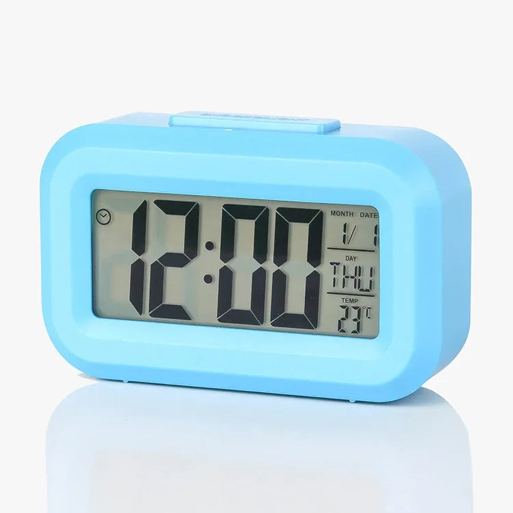 Digital Led Clock Household Bedside Battery Powered Multi-function Alarm Clock Desk Things for the Room Table Clocks Home Decor