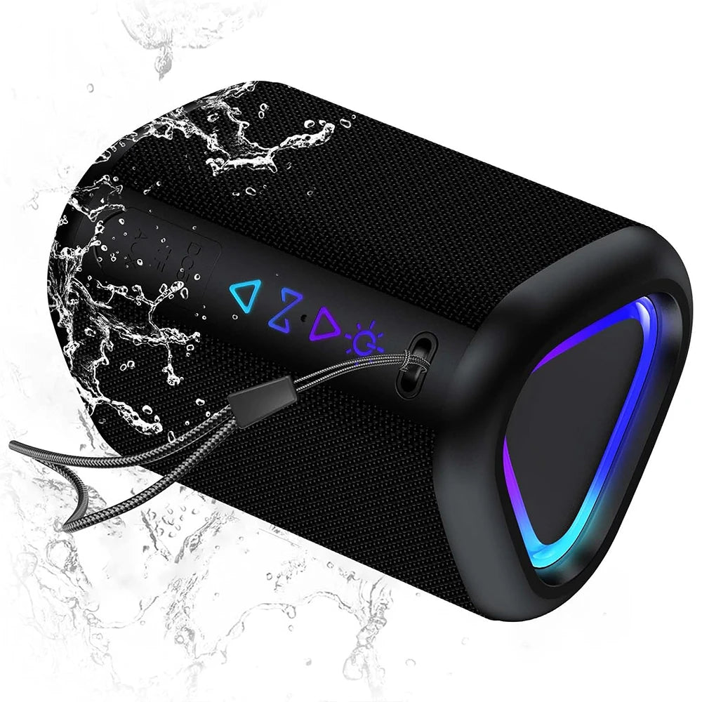 Bluetooth Speaker,Portable Wireless Speaker,Louder Volume,Stereo Sound,24H Playtime, Bluetooth 5.4,Built-in Mic,for Home,Outdoor