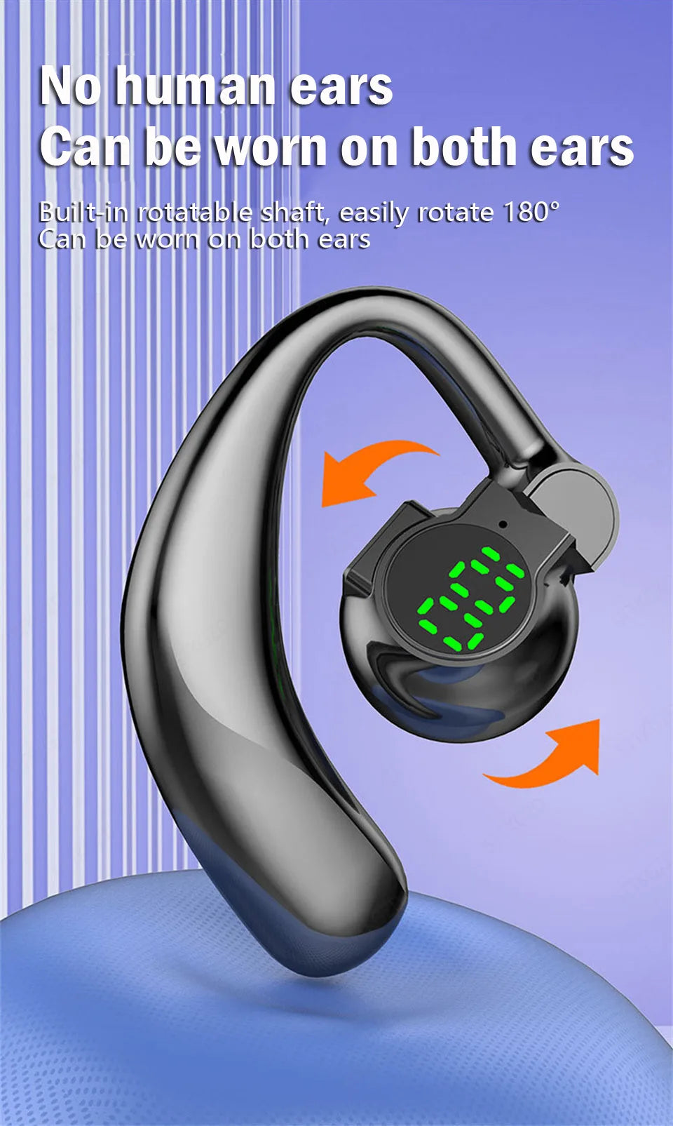 Wireless Bluetooth Headphones Full Open Headset Air Conduction Ear Hook Earphones Handsfree Noise Canceling Audifonos Sports