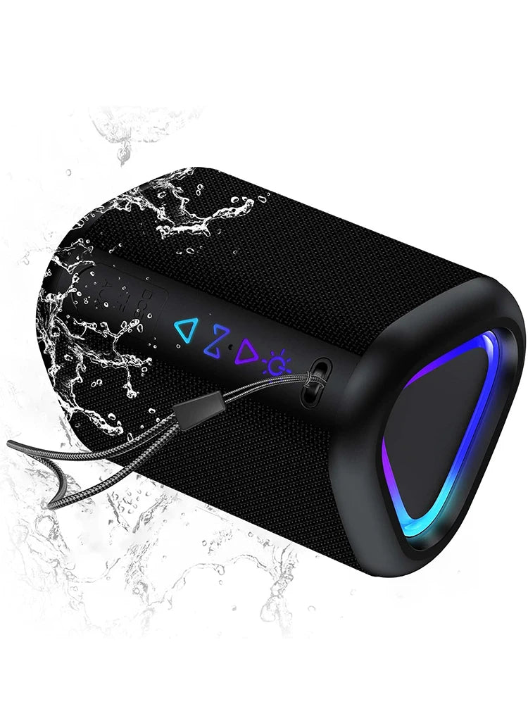 Bluetooth Speaker,Portable Wireless Speaker,Louder Volume,Stereo Sound,24H Playtime, Bluetooth 5.4,Built-in Mic,for Home,Outdoor