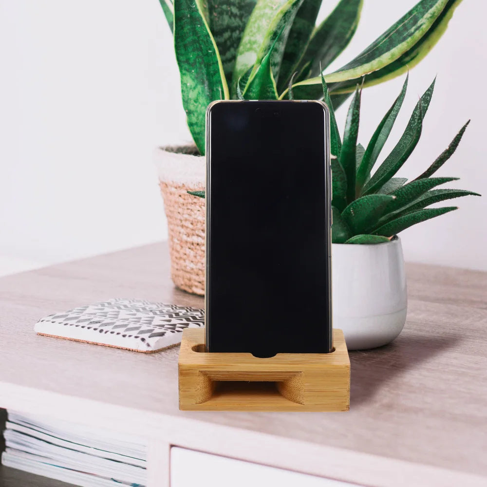 Wood Cell Phone Stand Mobile Phone Sound Amplifier Stand Wooden Cell Phone Stand with Sound Amplifier Phone Holder Desk Support