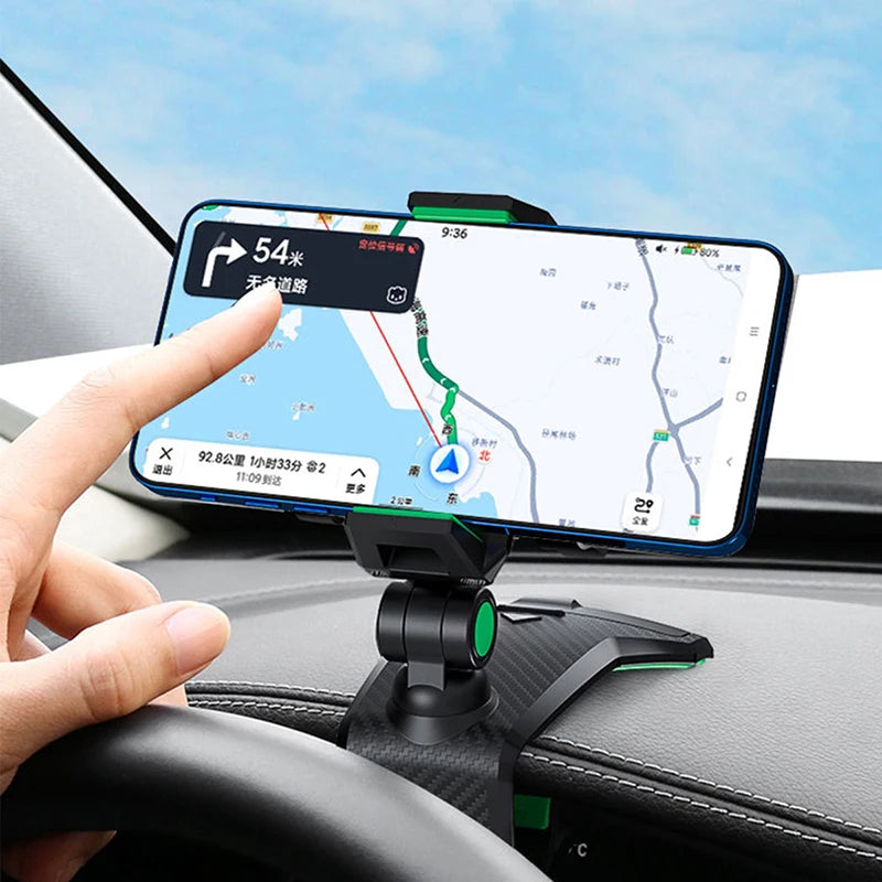 Car Dashboard Cell Phone Holder 1260 Degree Rotatable Phone Number The Car Phone Holder For iPhone 13 Mobile Phone Stand Support