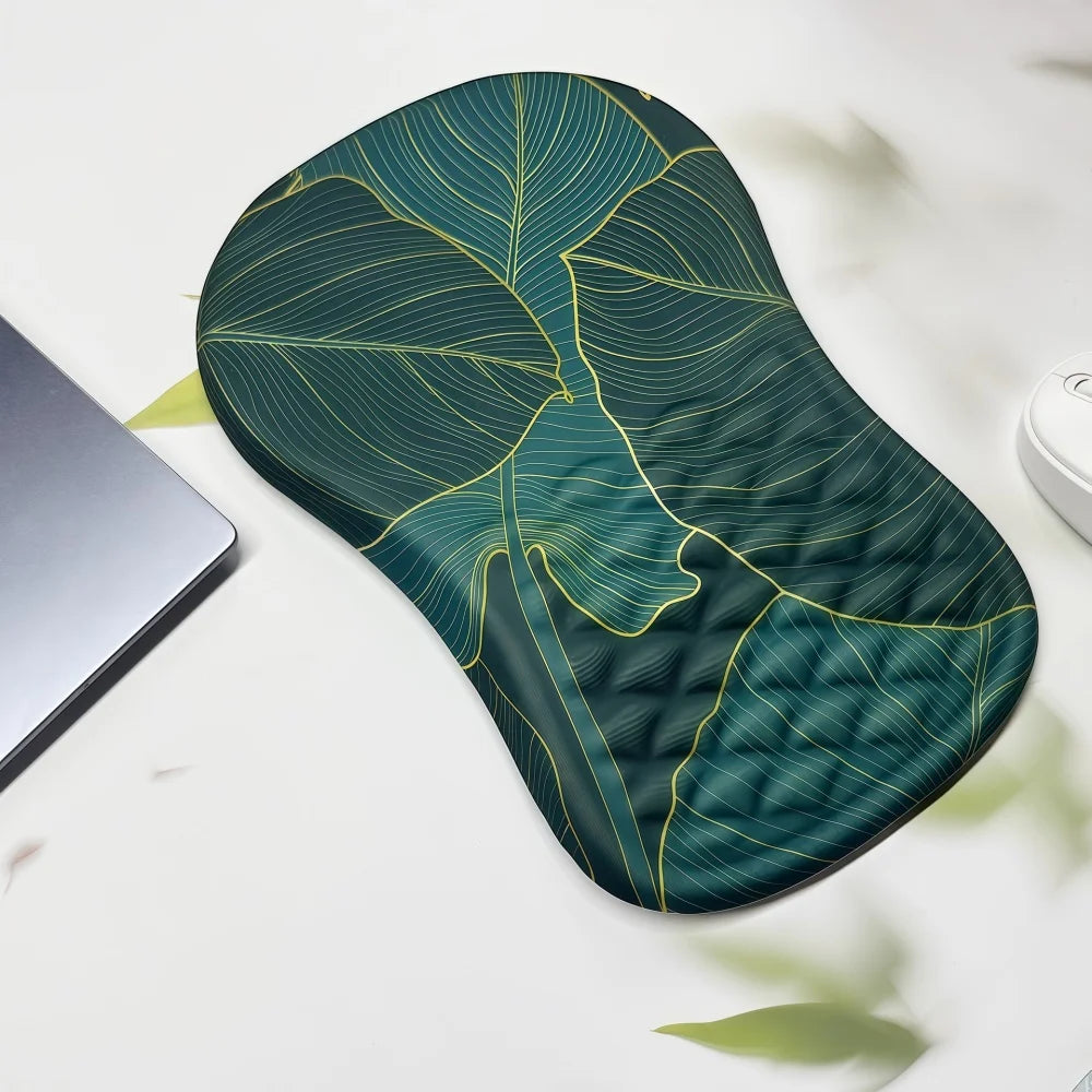 Ergonomic Wrist Rest Mouse Pad Comfortable Wrist Support Non Slip High Elastic Memory Cotton Mousepad For PC Laptop Computer