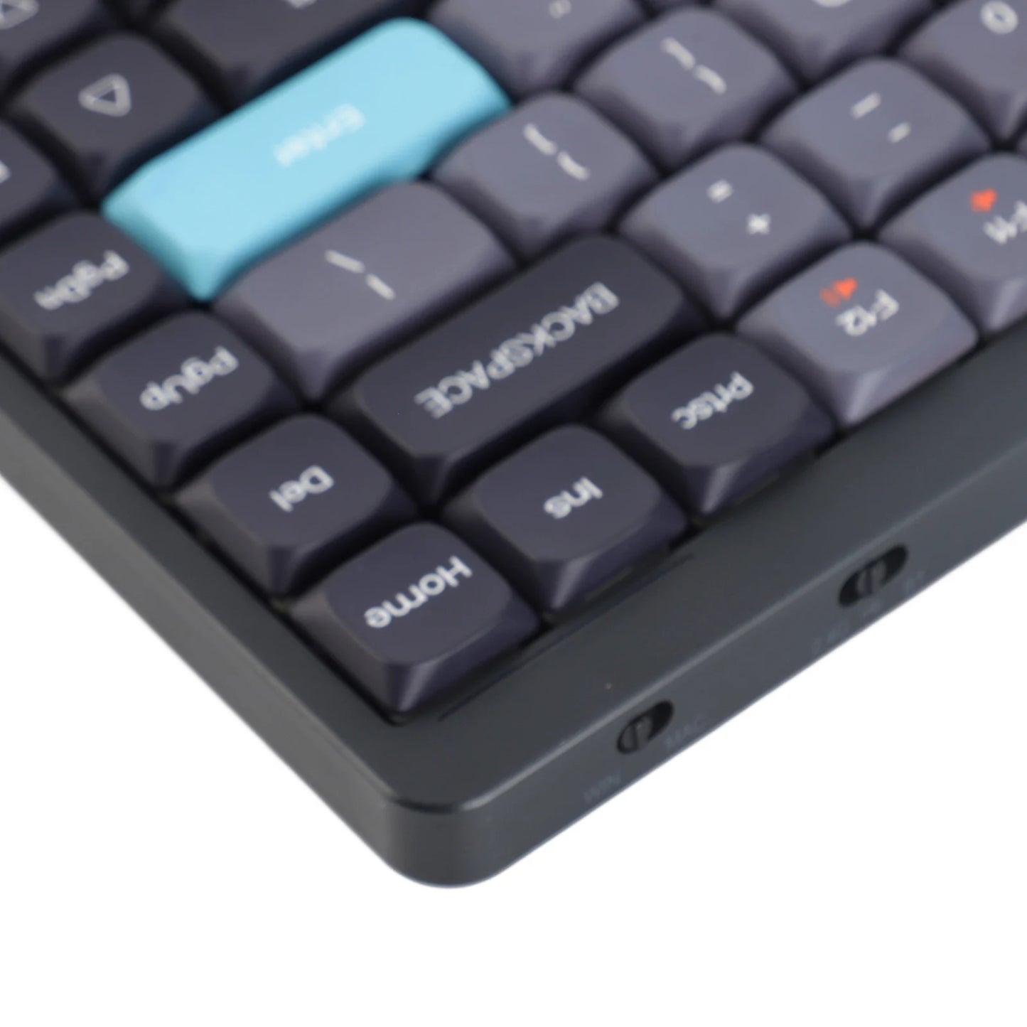Wireless Mechanical Keyboard 84 Keys 2.4G+BT5.0+Type C 3 Connections 75% Low Profile Layout Keyboards RGB Light Effect