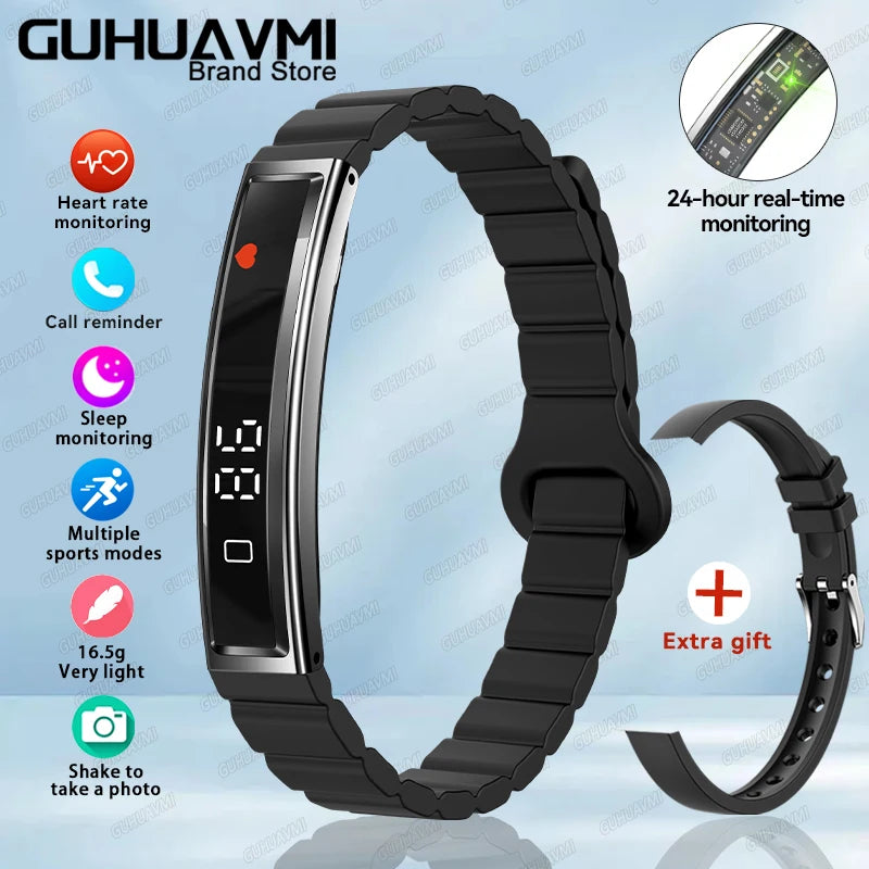 Brand New Smart Wearable Fitness tracker Women Heart rate Sleep Blood oxygen Pressure Monitoring Sports Pedometer Smart Bracelet