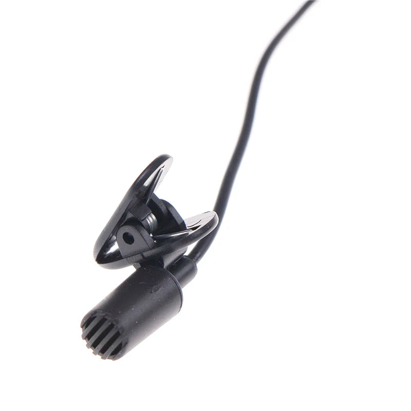 1Pcs PC Microphone With Clip 3.5mm Mini Studio Speech Mic Microphone Clip For PC Desktop Notebook 1.5M