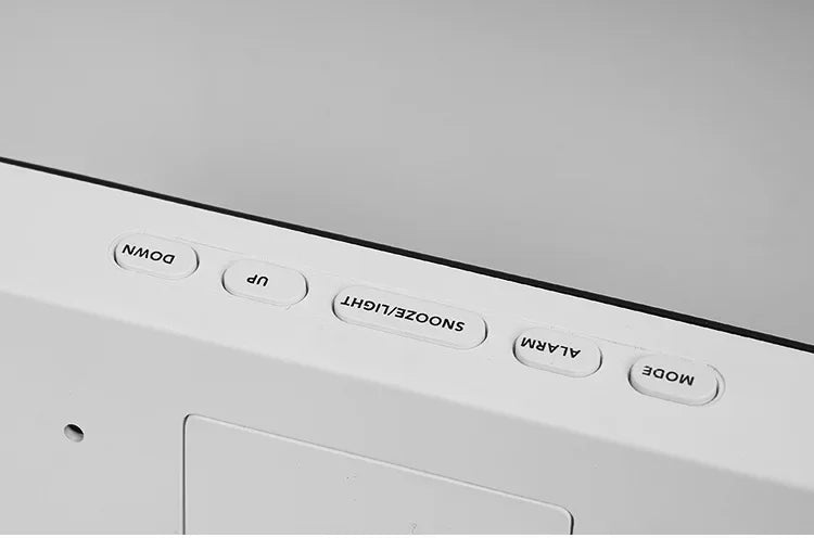 LED Digital Clock with Date, Temp, Alarm & Night Light - Multifunctional Desk Clock for Home, Office, Bedroom