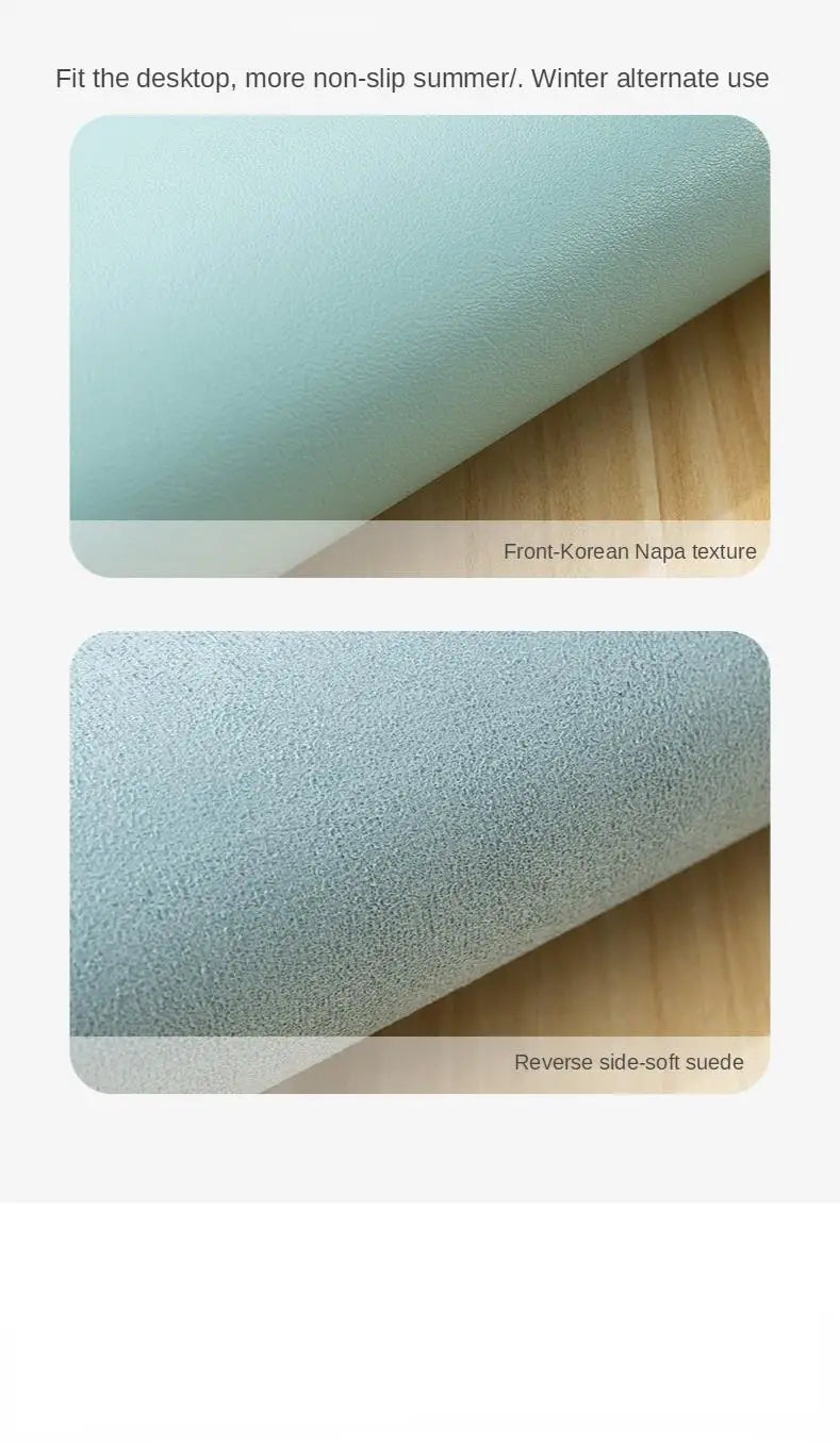 Small PU Mouse Pad Single-sided Solid Color Universal Non-slip Pad Mouse Pad Suitable For PC Laptops Office PU Gaming Mouse Pad