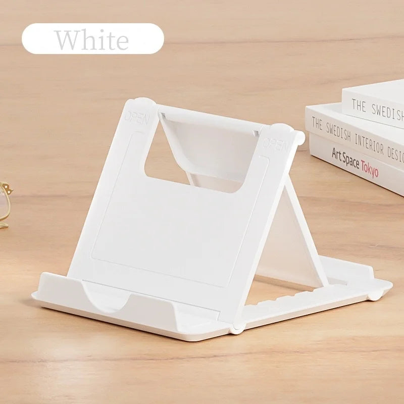 Phone Holder Desk Stand For Mobile Phone Tripod For iPhone Xsmax 12 13 Pro Huawei Xiaomi Mi 9 Plastic Foldable Desk Holder Stand