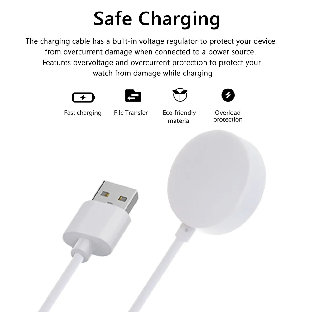 USB Wireless Charger Dock Cord  for S7 Pro S8 Pro/DT3 HW22 plus DT100 pro Smartwatch Wireless Charging Cable
