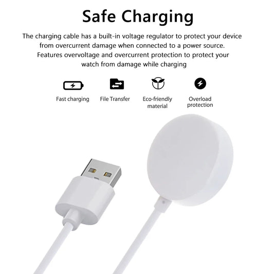 USB Wireless Charger Dock Cord  for S7 Pro S8 Pro/DT3 HW22 plus DT100 pro Smartwatch Wireless Charging Cable