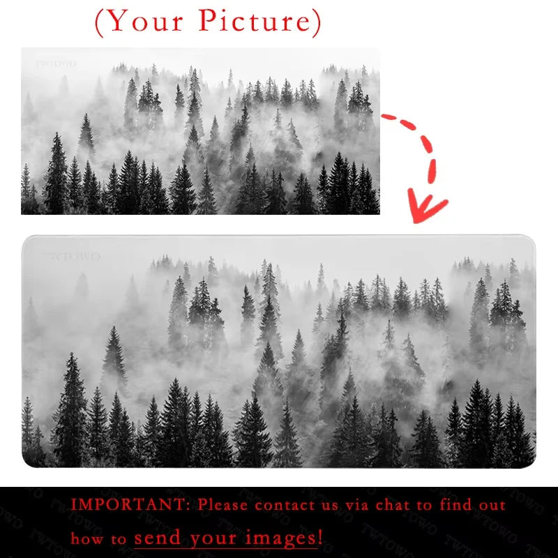 Custom Card Game Pad HD Mousepad Computer Mouse Pad XXL Playmat Non-Slip Natural Rubber Carpet Mouse Mats Desktop DIY Mouse Pad