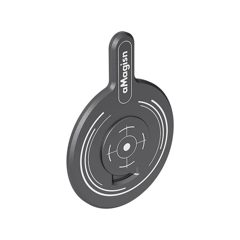 aMagisn for Insta360 Flow Powerful Magnetic Adapter for MagSafe Action Camera Magnetic Plate with Metal Ring Camera Accessories