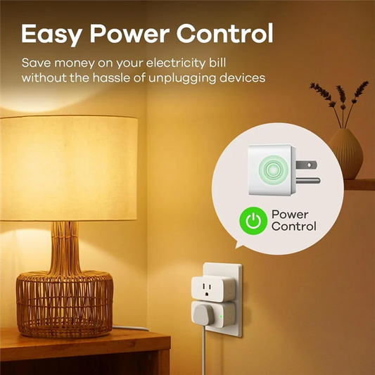 ABKW-Smart Plug, Work With Automation, APP Remote Control Timer&Schedule,4 Pack US Plug