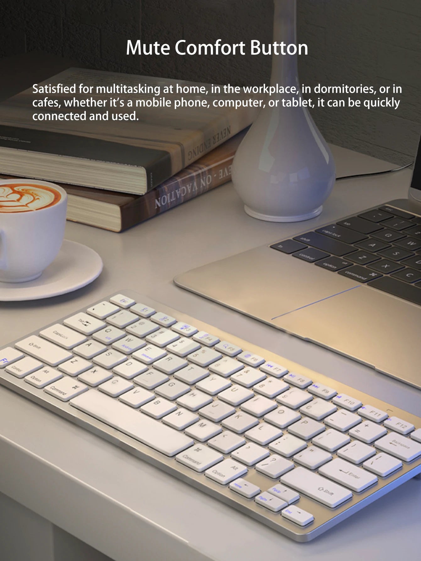 Wireless keyboard, 10 inch slim, tablet/laptop wireless keyboard, ipad mini keyboard