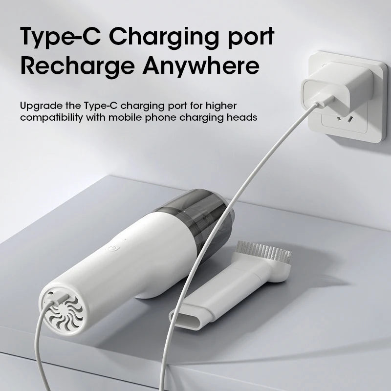 Mini Wireless Vacuum Cleaner Multifunctional Car Vacuum Cleaner Portable and Powerful Cleaning Tool for Home Car Vacuum Cleaning