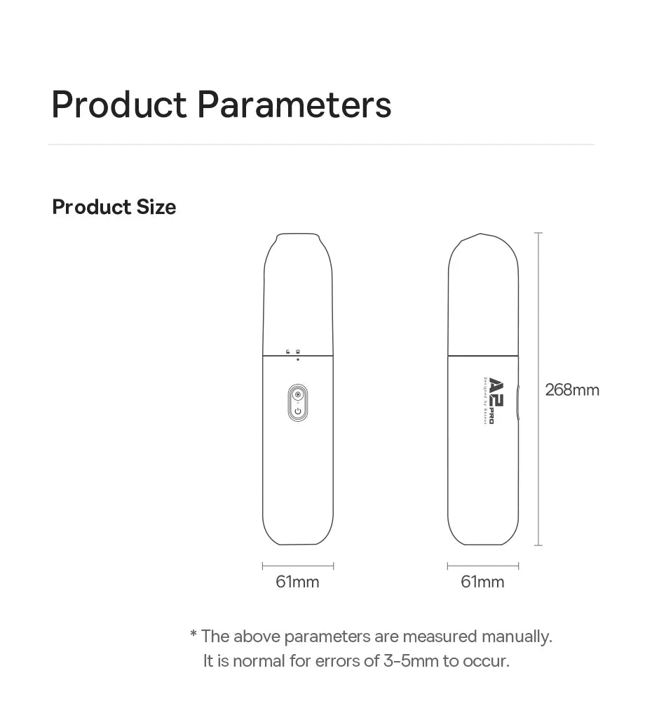 Baseus Car Vacuum Cleaner Mini Handheld Auto Vacuum Cleaner 6000Pa Powerful Suction Blow & Vacuum 2 In1 For Home & Car & Office