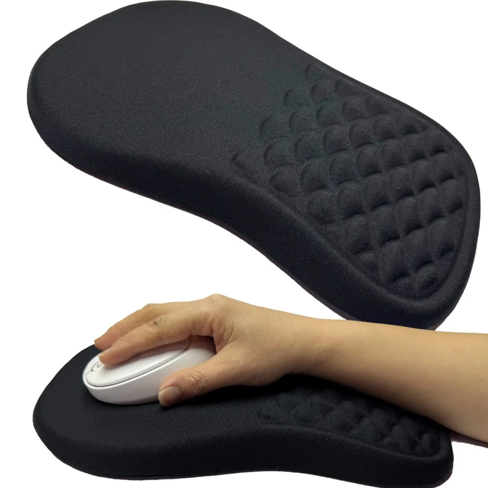 Ergonomic Wrist Rest Mouse Pad Comfortable Wrist Support Non Slip High Elastic Memory Cotton Mousepad For PC Laptop Computer