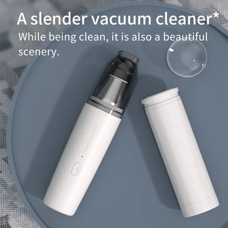 Mini Small Portable Car Vacuum Cleaner High-Power Wireless Charging Handheld Powerful Vacuum Cleaner Dual-Use For Home And Car
