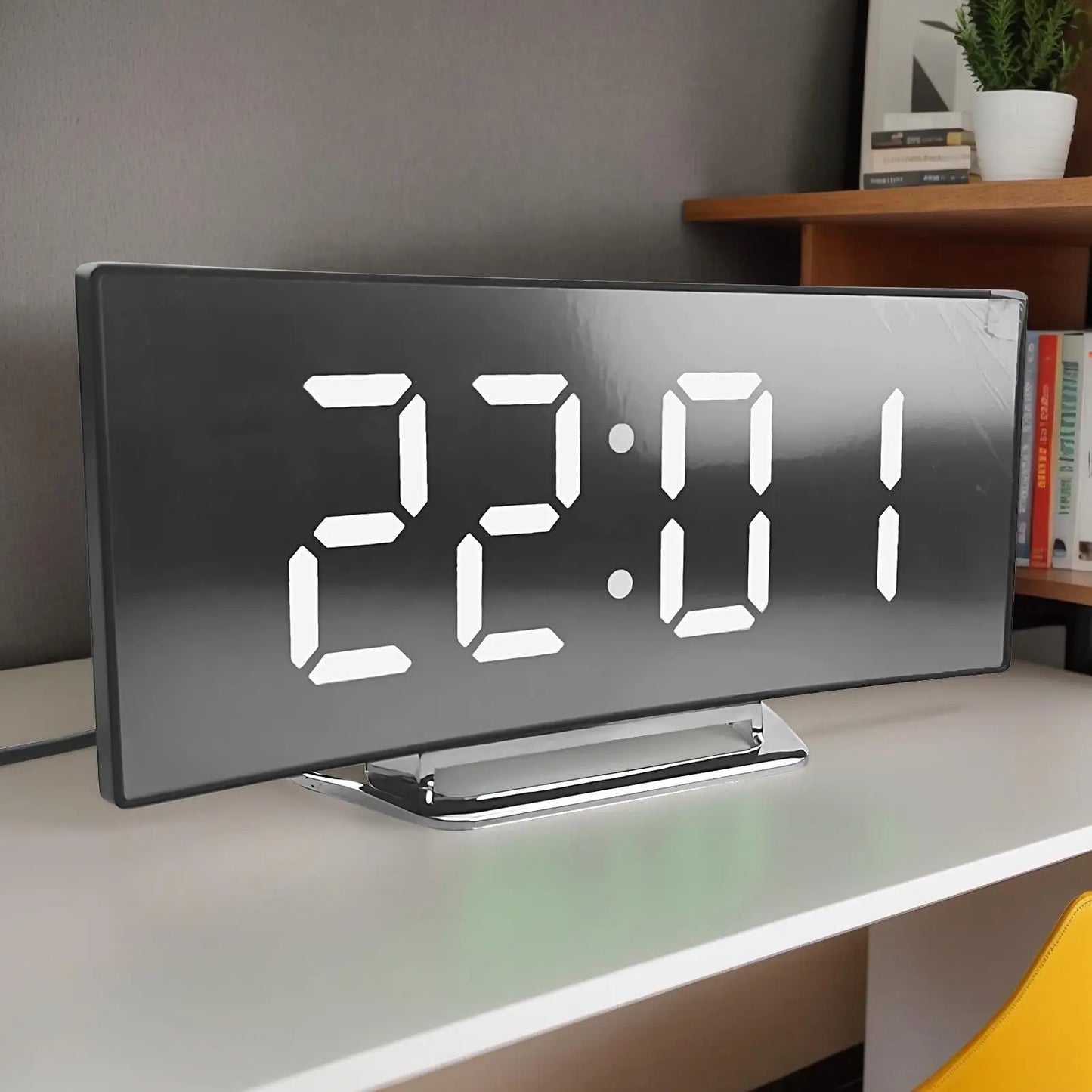 Digital Clock LED Display Digital Clock for Bedroom High-Brightness Time Management Tool Quiet for Boys Girls Teens Students