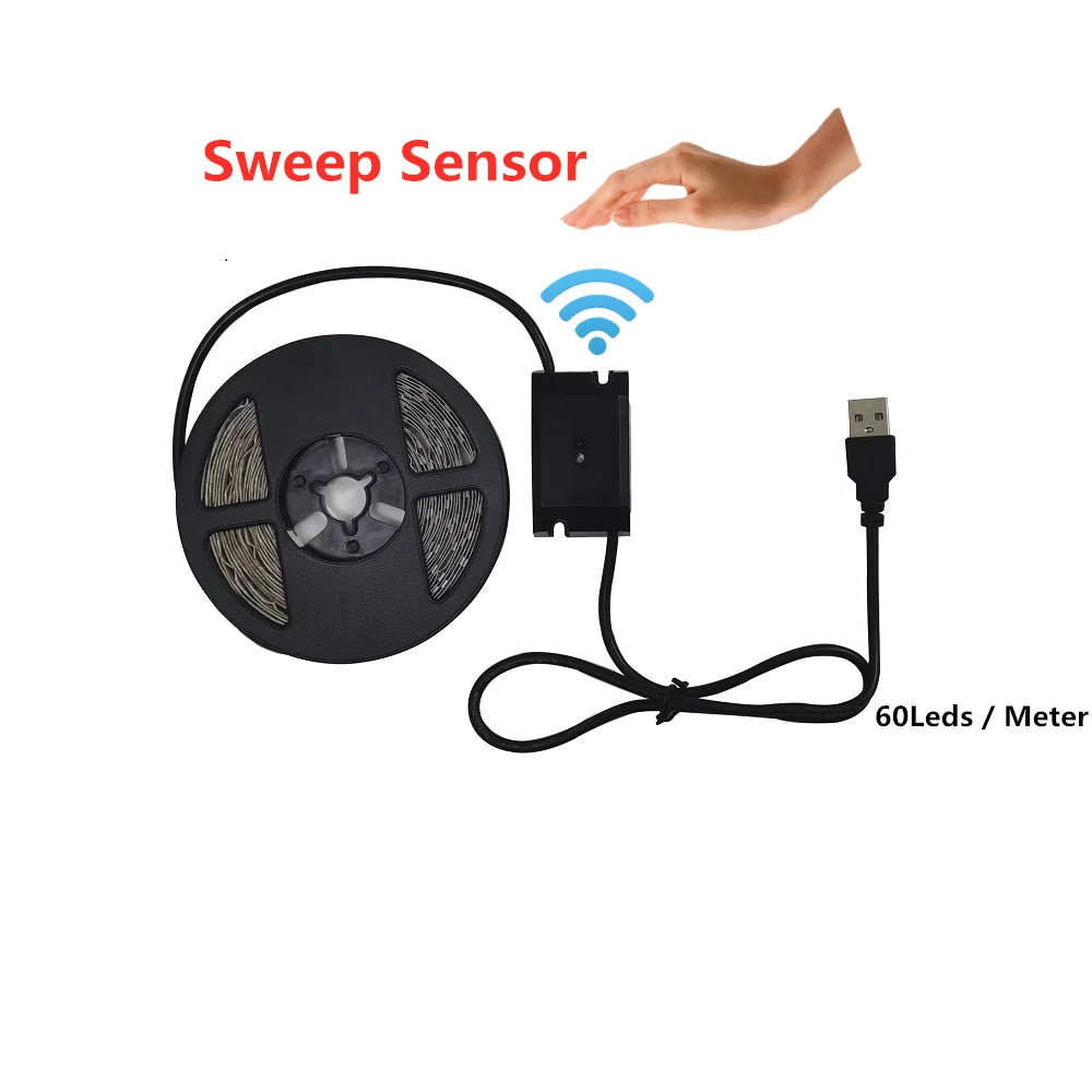 Motion Sensor LED Lights For Kitchen LED Under Cabinet Light Bedside Stairs Wardrobe Night Security Lamp Power Lamp Side Light