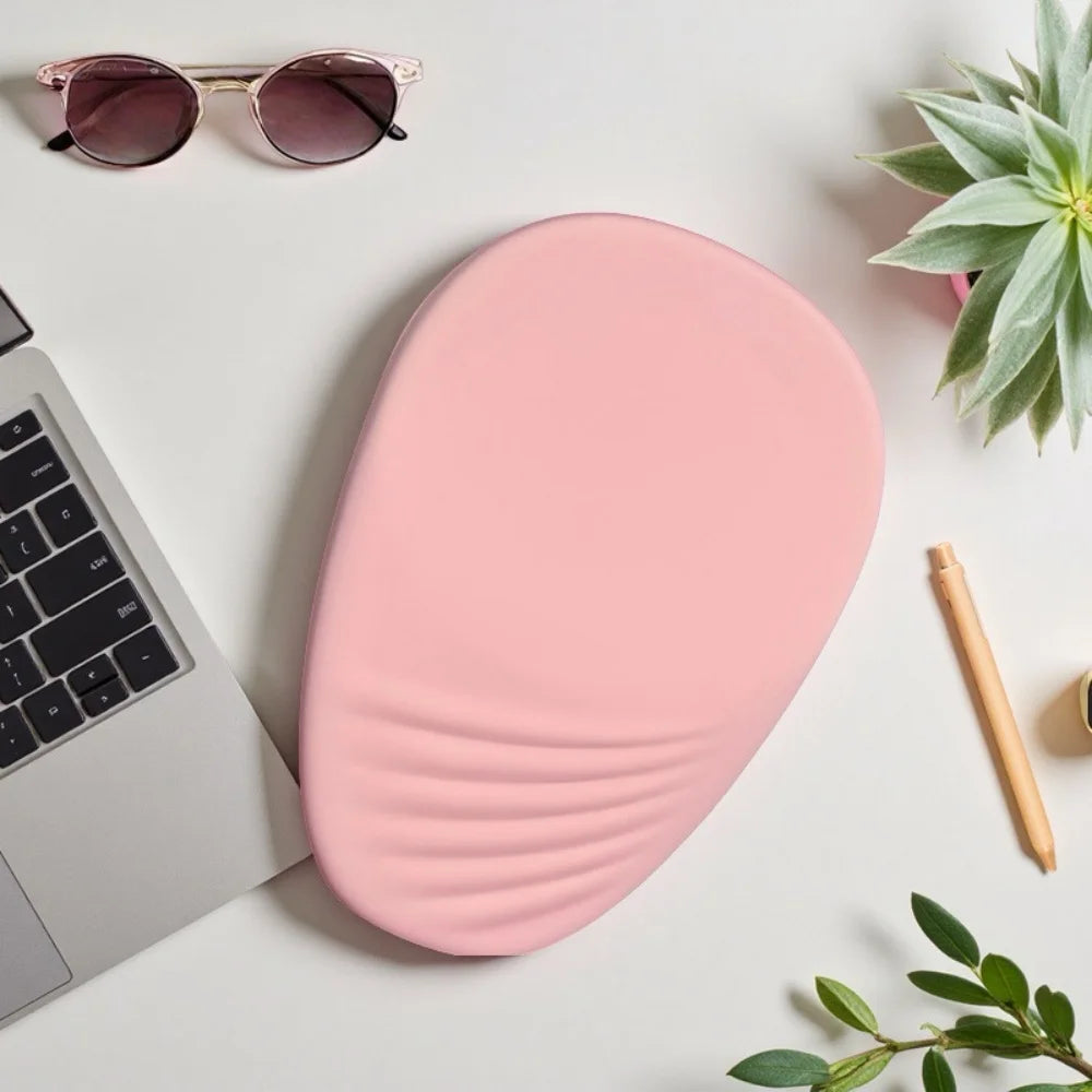 Ergonomic Wrist Rest Mouse Pad Comfortable Wrist Support Non Slip High Elastic Memory Cotton Mousepad For PC Laptop Computer