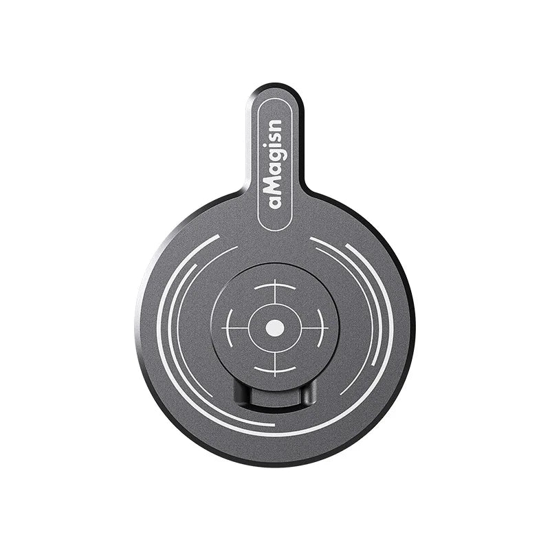 aMagisn for Insta360 Flow Powerful Magnetic Adapter for MagSafe Action Camera Magnetic Plate with Metal Ring Camera Accessories