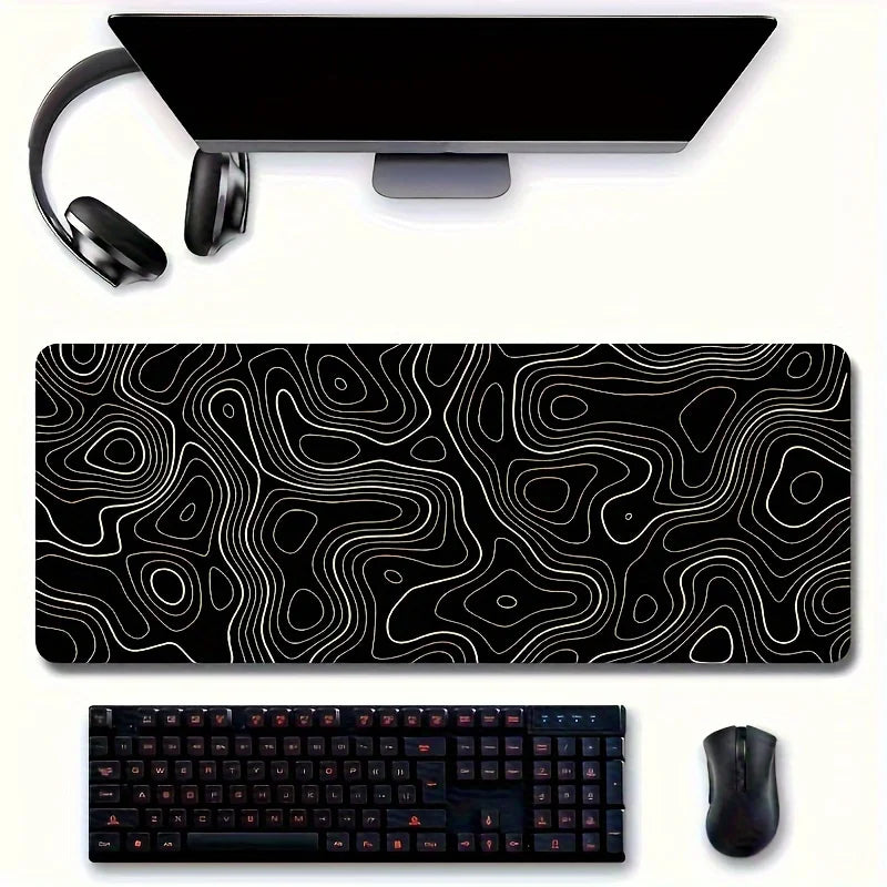 1PC Large Mouse Pads For Desk, Gaming Mouse Pad, Mouse Pad with Stitched Edges and Non-Slip Rubber Base, Extended Mouse Pad