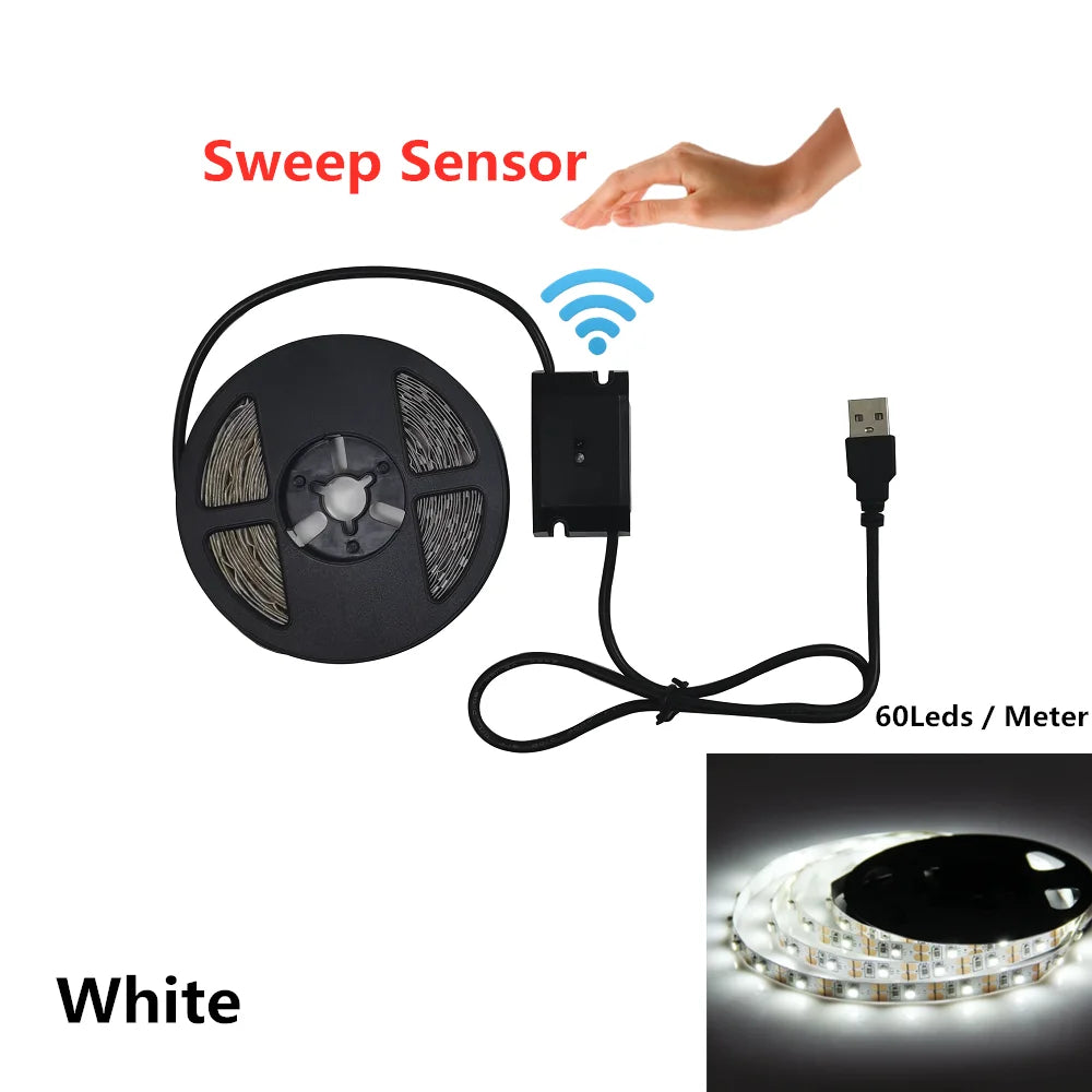 Motion Sensor LED Lights For Kitchen LED Under Cabinet Light Bedside Stairs Wardrobe Night Security Lamp Power Lamp Side Light