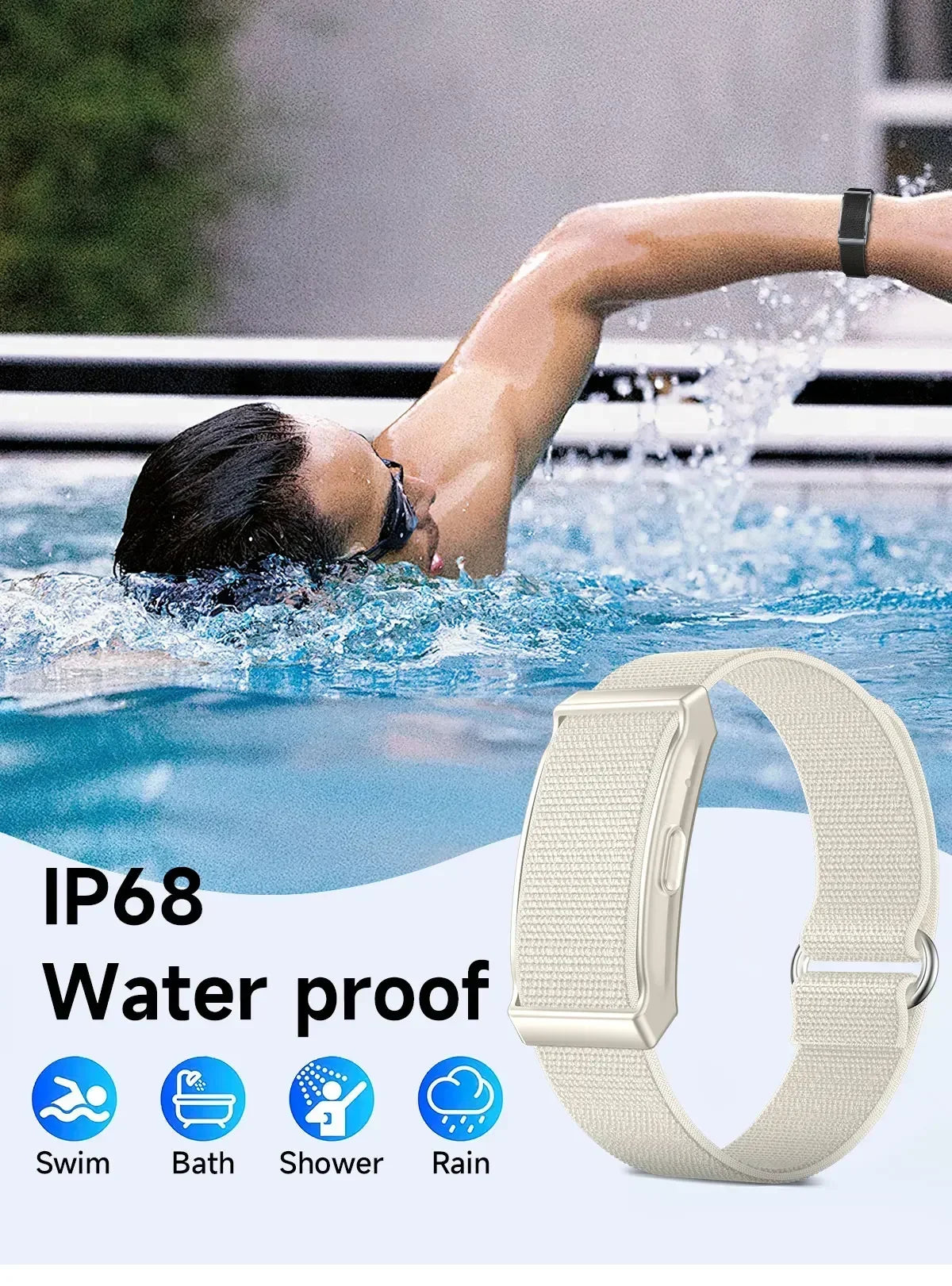 2026 Smart Wristband Wearable Fitness Multi-Sport All-Day Automatic Continuous Monitoring Health Data Improve Sleep Smartwatch