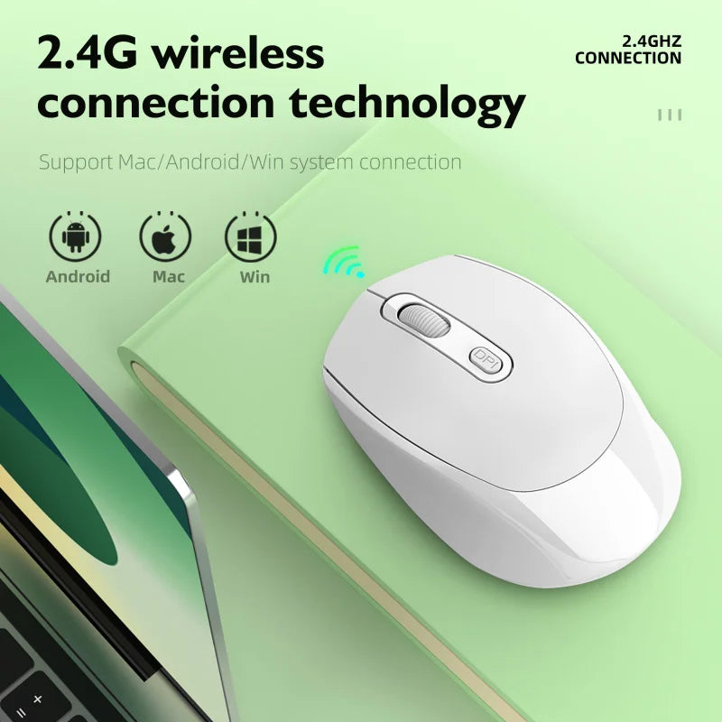 Wireless Mouse, 2.4G Ergonomic Optical Mouse, Computer Mouse for Laptop, PC,Chromebook,Notebook,Battery Small Cordless Mice