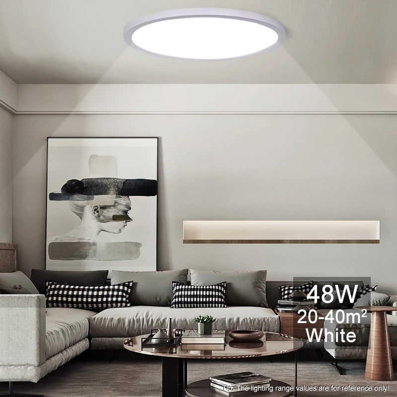 Smart Led Ceiling Lights 20Inch Large APP Remote Control Dimmable Ultra thin Smart Lamp For Living Room Bedroom Led Lights