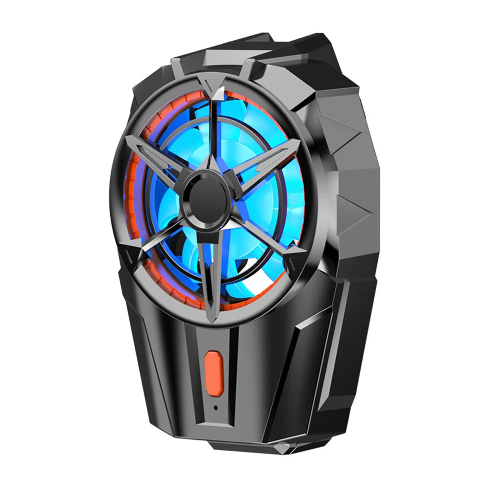 X52 Phone Cooling Fan Mobile Radiator Portable Mini Back-clip Gaming Radiators Three Speed Adjustable Cell Phone Fans Cooler
