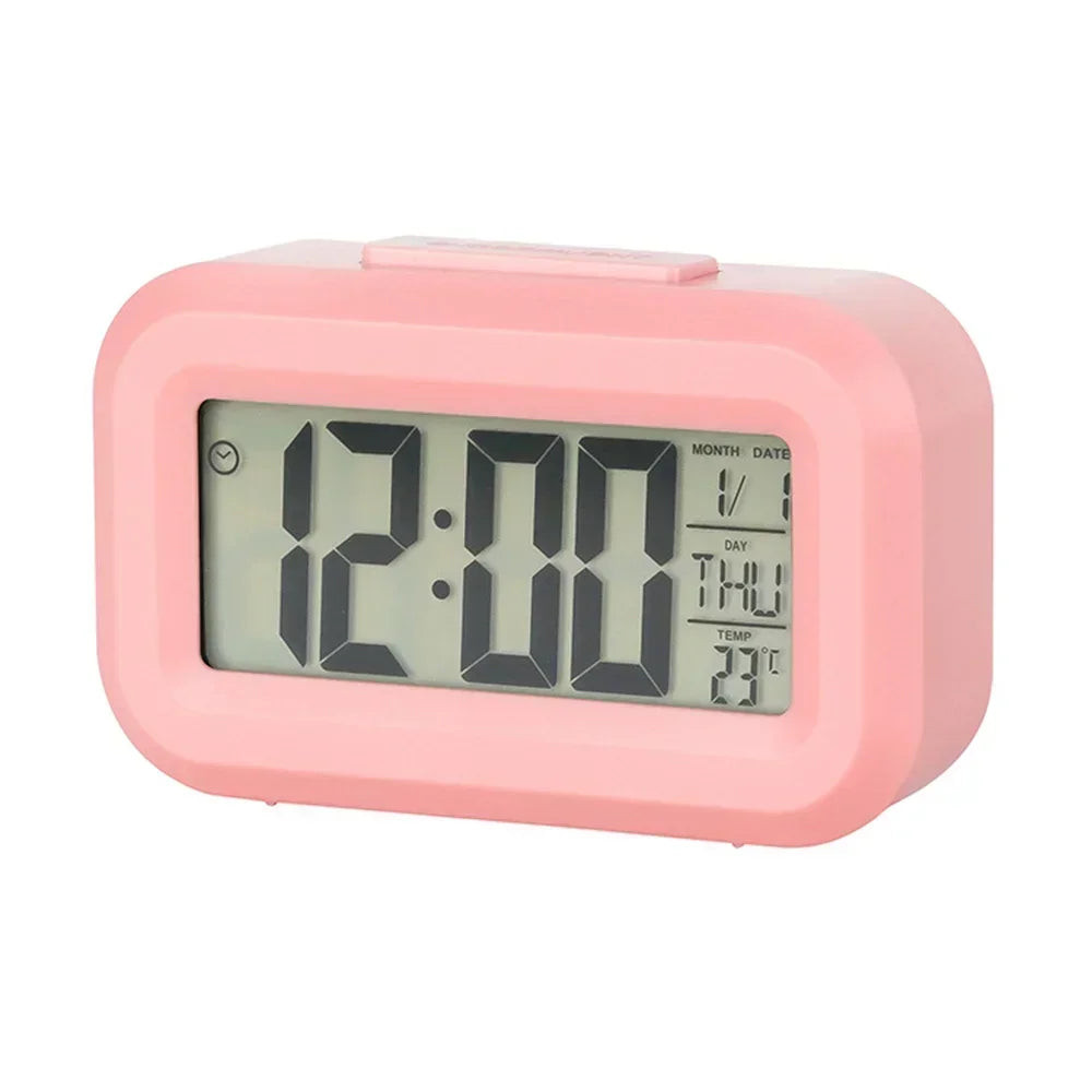Led Digital Alarm Clock Backlight Data Times Calendar Desktop Multi-function Electronic Bedroom Decoration Desk Decorations Wall