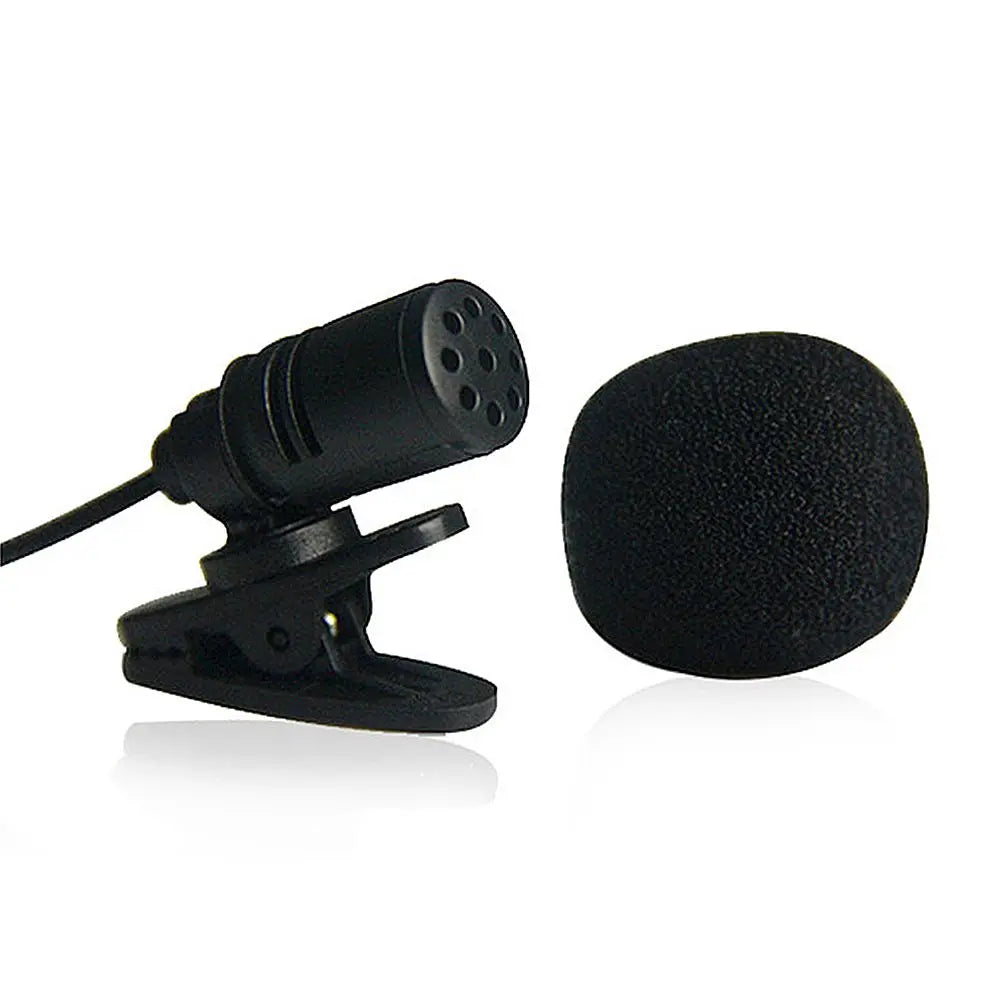 Mini Audio Collar Clip Clip Microphone Amplifier Lound Speaker Wired Mic Microphones Tie Clip Microphone Clip-on Microphone