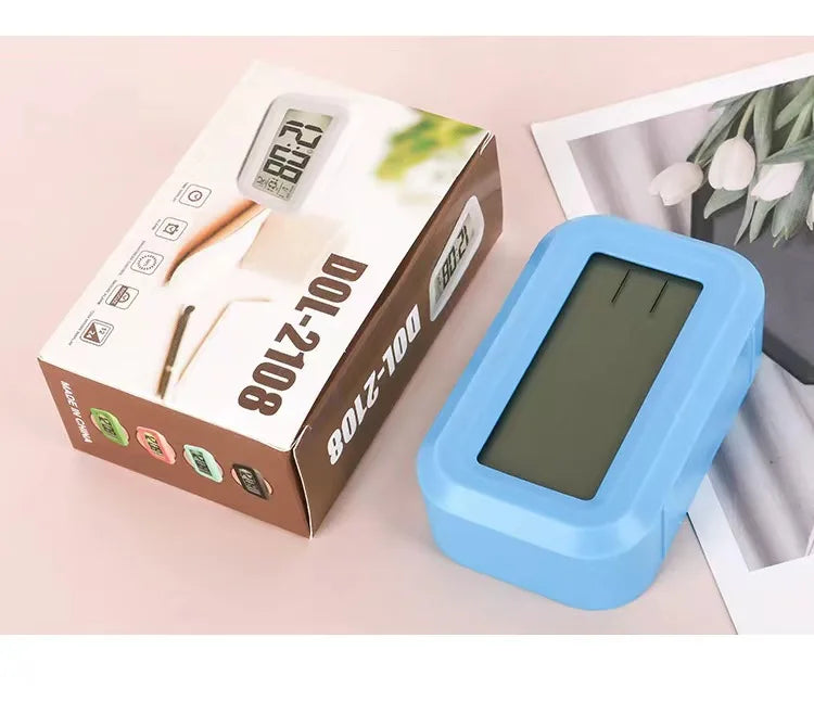 Digital Led Clock Alarm Clock Digital Clock With Bright Screen Snooze Function Calendar Display For Bedroom Home Offices Desk