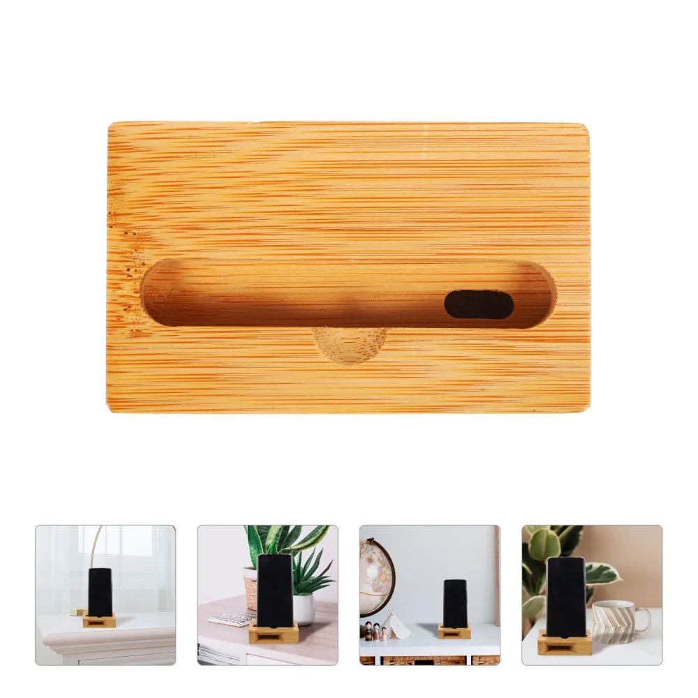 Wood Cell Phone Stand Mobile Phone Sound Amplifier Stand Wooden Cell Phone Stand with Sound Amplifier Phone Holder Desk Support