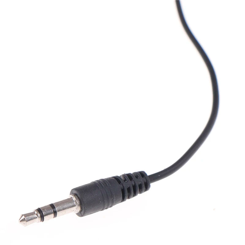 1Pcs PC Microphone With Clip 3.5mm Mini Studio Speech Mic Microphone Clip For PC Desktop Notebook 1.5M