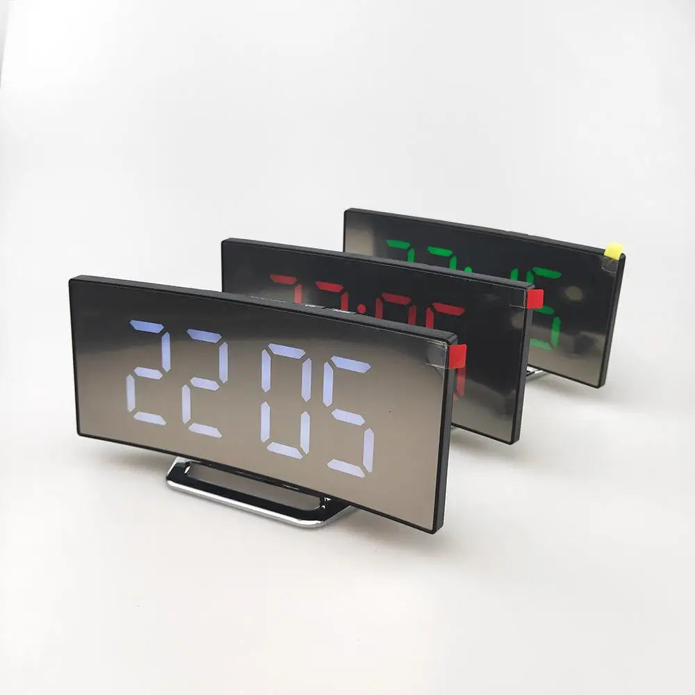 Digital Clock LED Display Digital Clock for Bedroom High-Brightness Time Management Tool Quiet for Boys Girls Teens Students