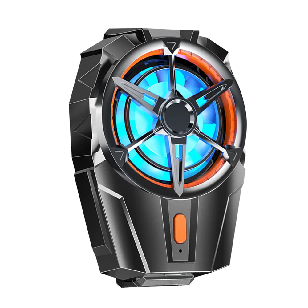X52 Phone Cooling Fan Mobile Radiator Portable Mini Back-clip Gaming Radiators Three Speed Adjustable Cell Phone Fans Cooler
